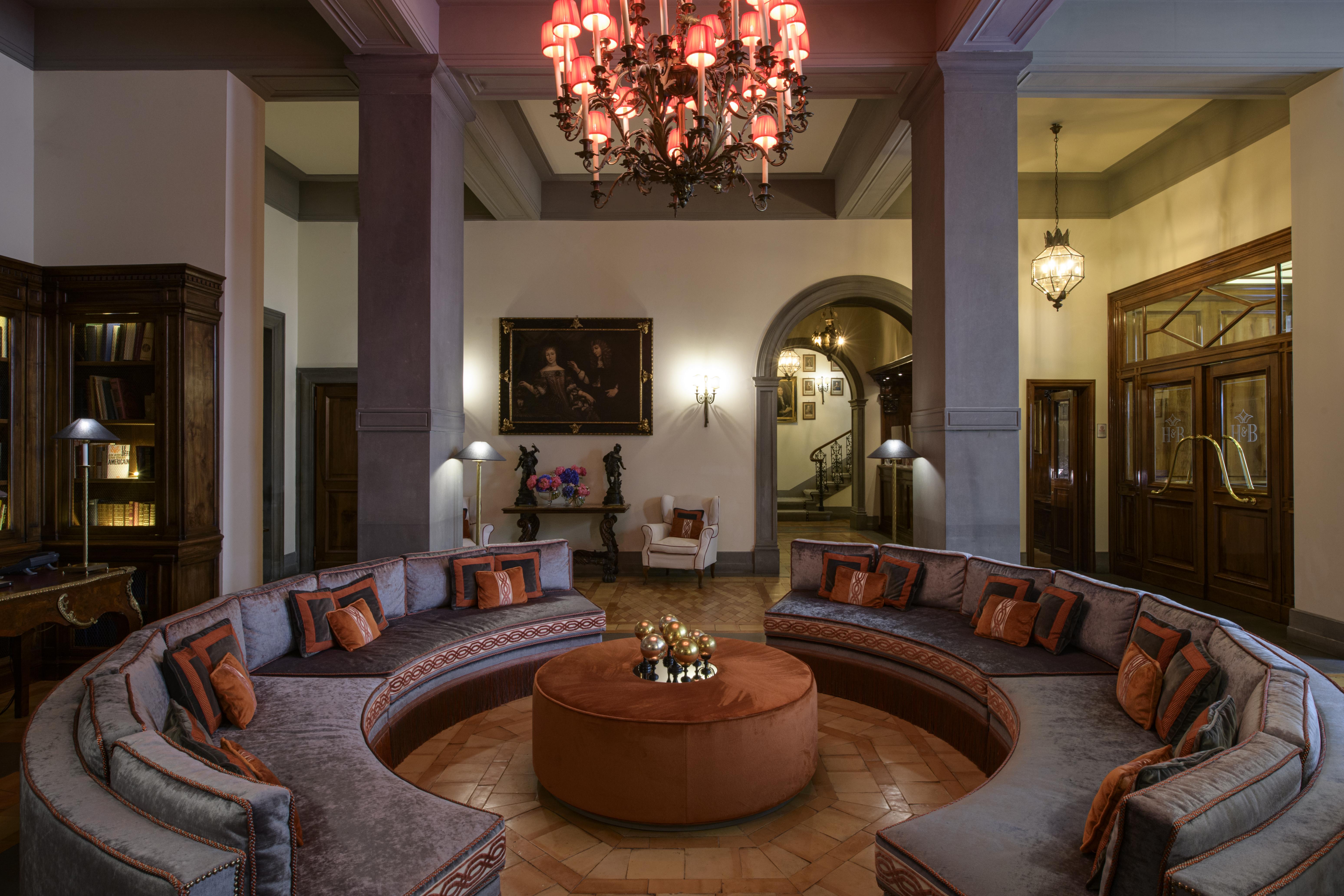 Helvetia&Bristol Firenze - Starhotels Collezione Exteriör bild The lobby of the hotel