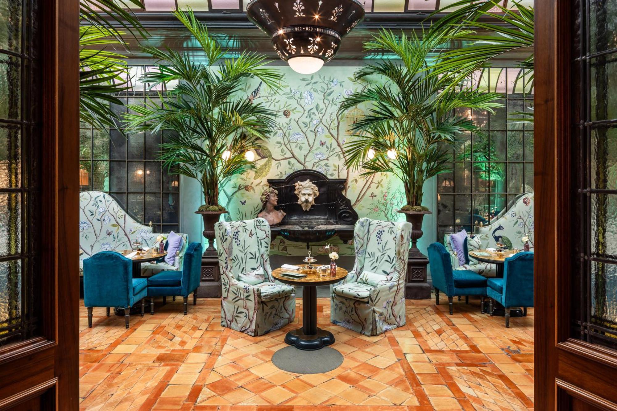 Helvetia&Bristol Firenze - Starhotels Collezione Exteriör bild The interior of the restaurant