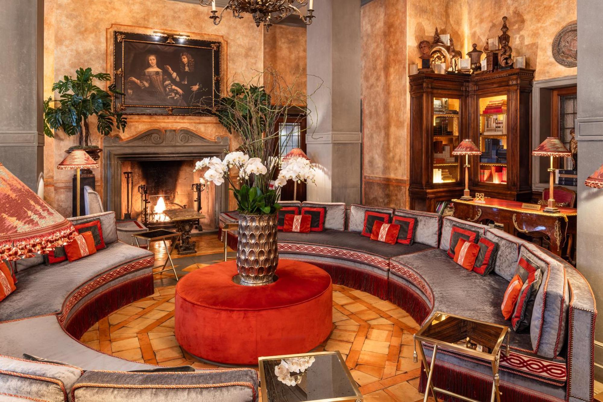 Helvetia&Bristol Firenze - Starhotels Collezione Exteriör bild The living room