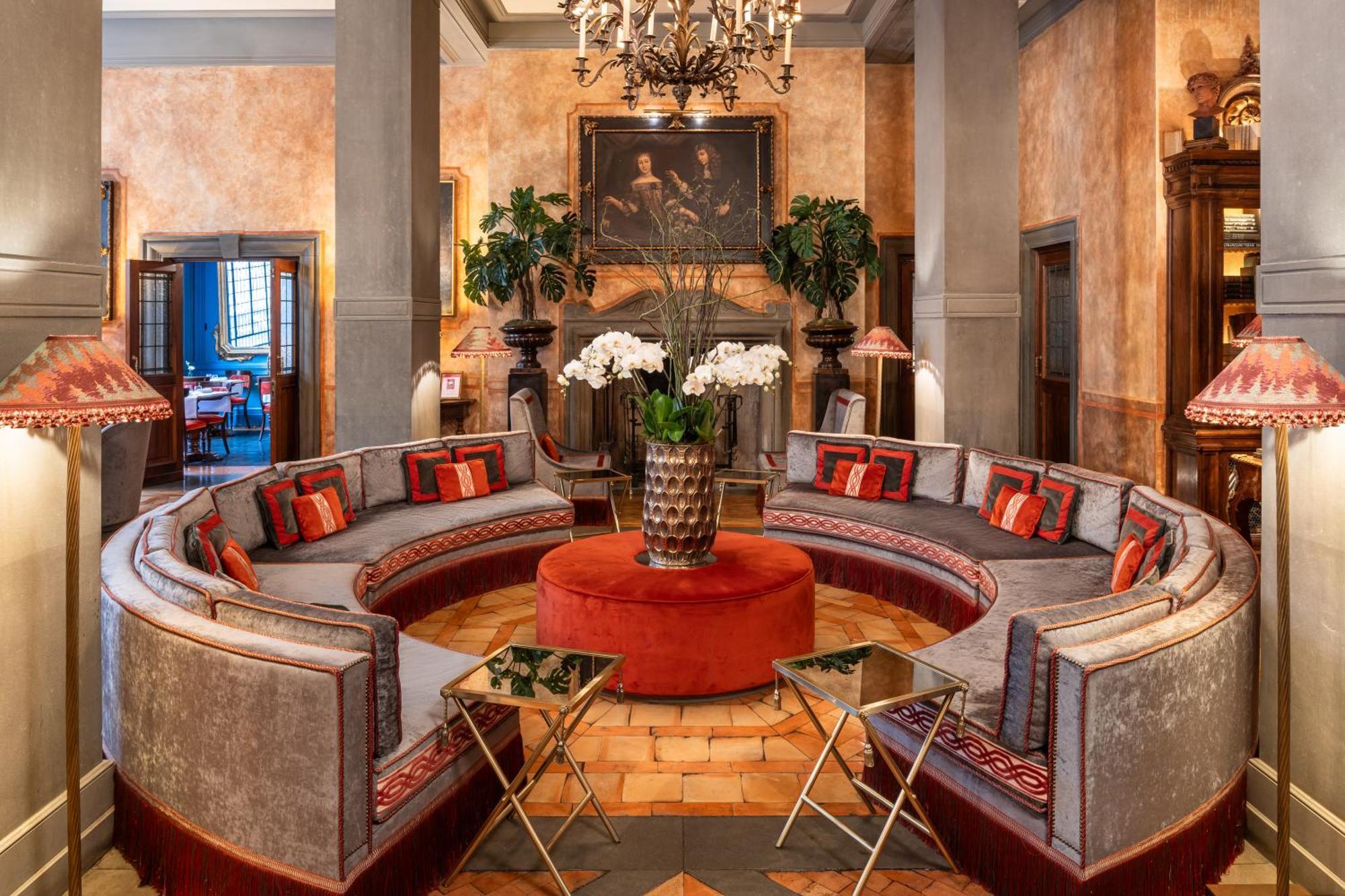 Helvetia&Bristol Firenze - Starhotels Collezione Exteriör bild The lobby of the hotel