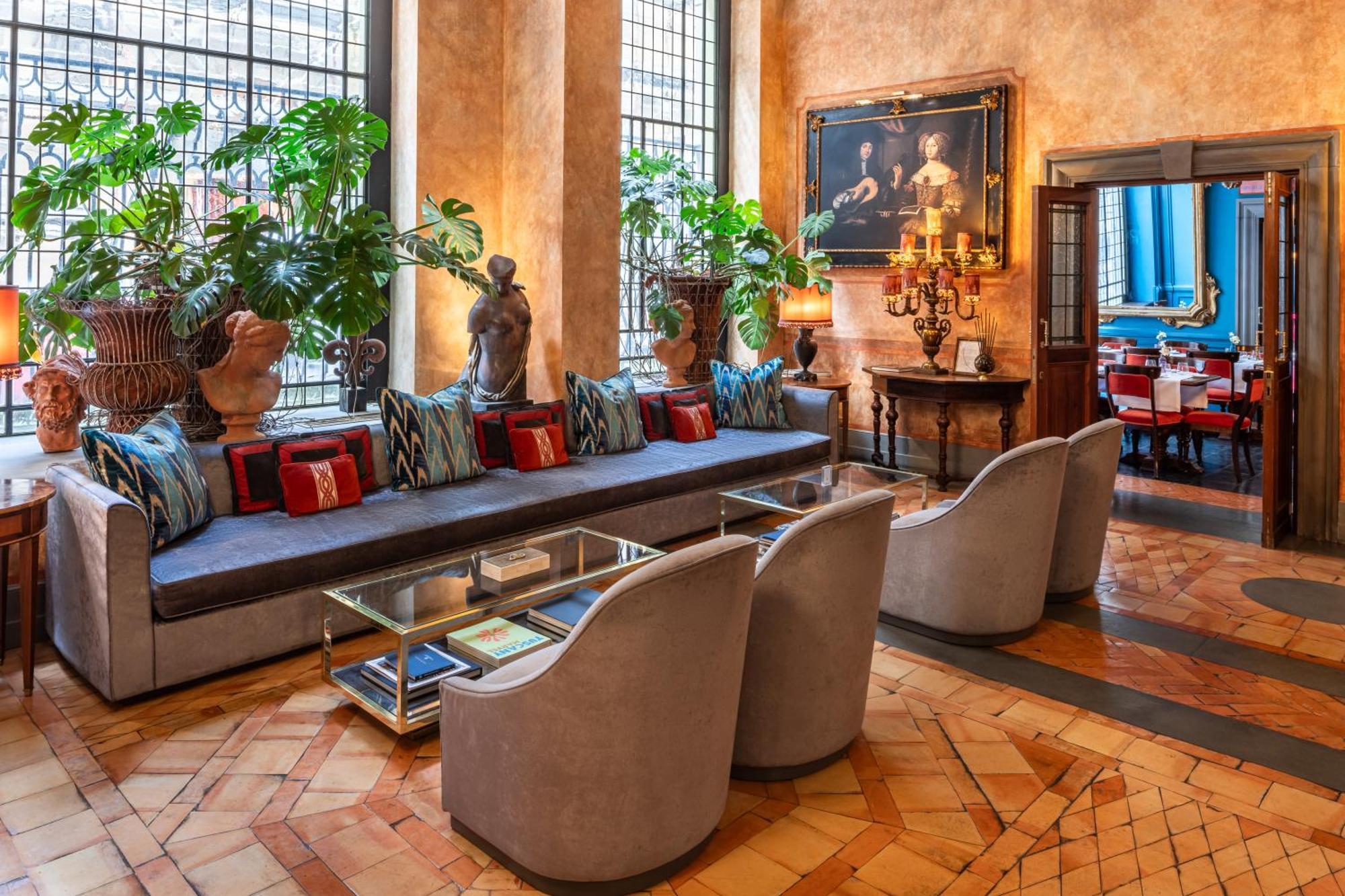 Helvetia&Bristol Firenze - Starhotels Collezione Exteriör bild The hotel's lobby